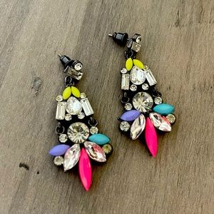 Multi colored earrings